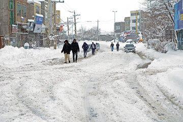 Heavy snow blankets Varzaqan