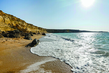 Hengam island in Persian Gulf