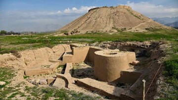 A view of Tepe Ozbaki, a 9,000-year-old site, situated some 80 km from Tehran.