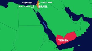 Yemen targets Israeli linked ships and of those of the U.S. and Britain in the Red Sea