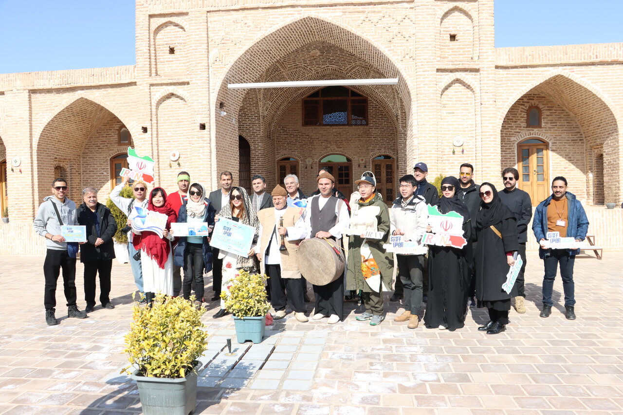 Media influences from China tour Silk Road heritage in Semnan province