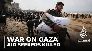 So far about 400 Palestinians killed while trying to receive aid