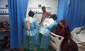 medical staff at Gaza