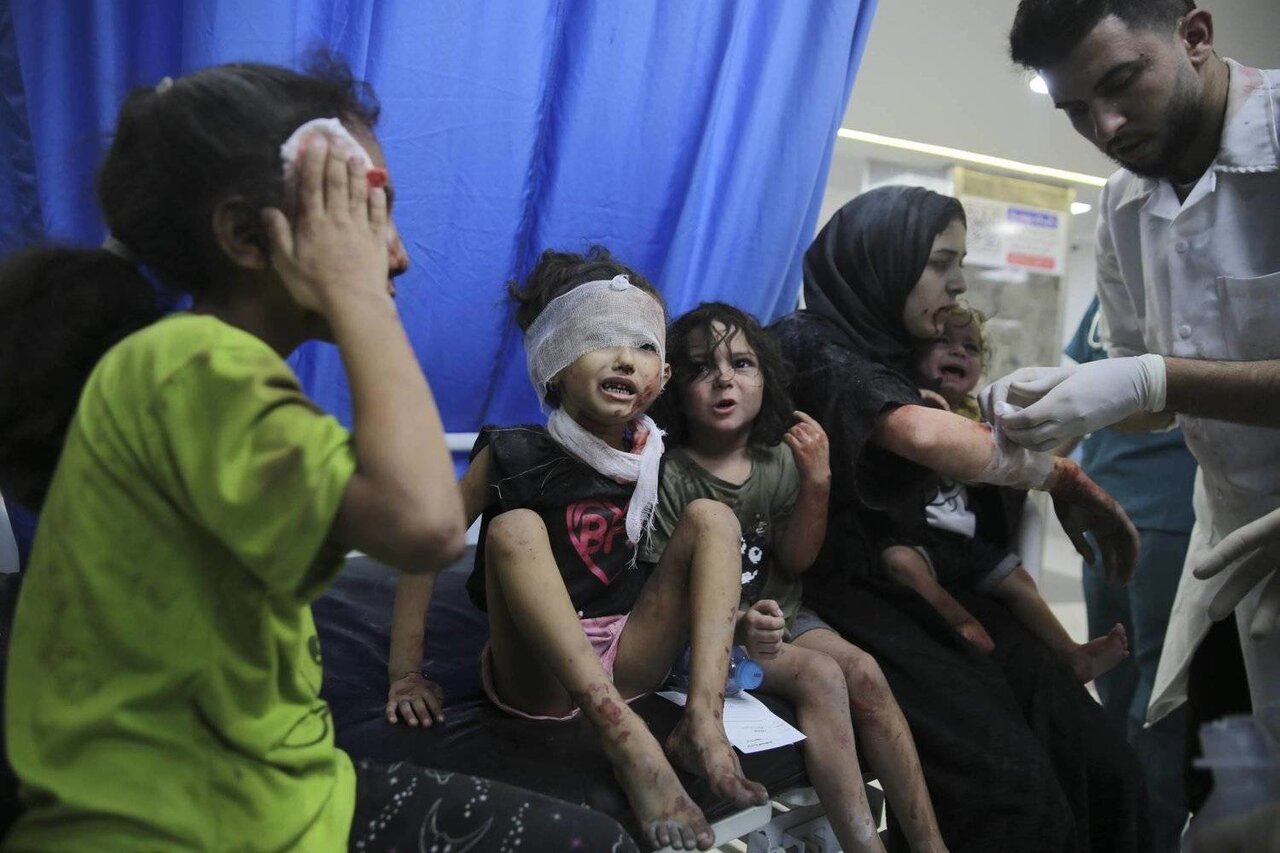 the wounded in Gaza
