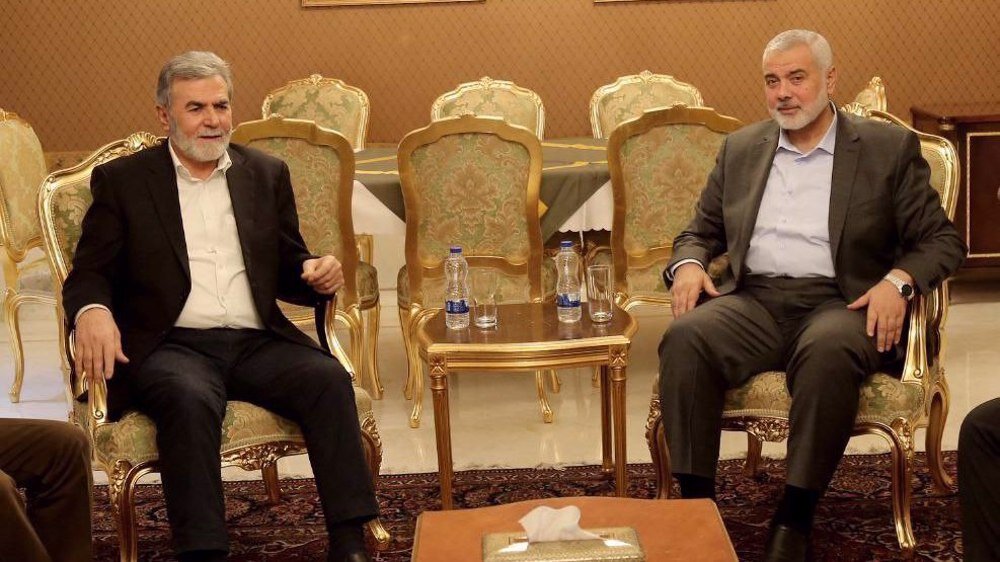 The Hamas and Islamic Jihad leaders hold talks