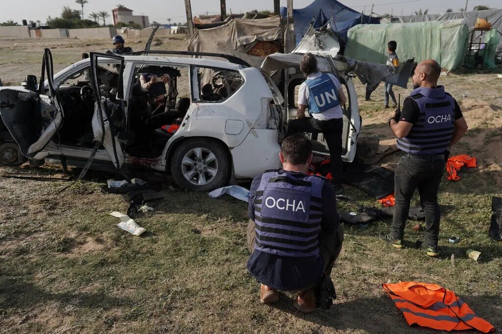 Aid workers