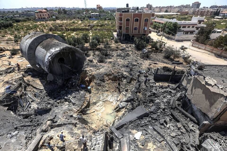Gaza farmland destroyed