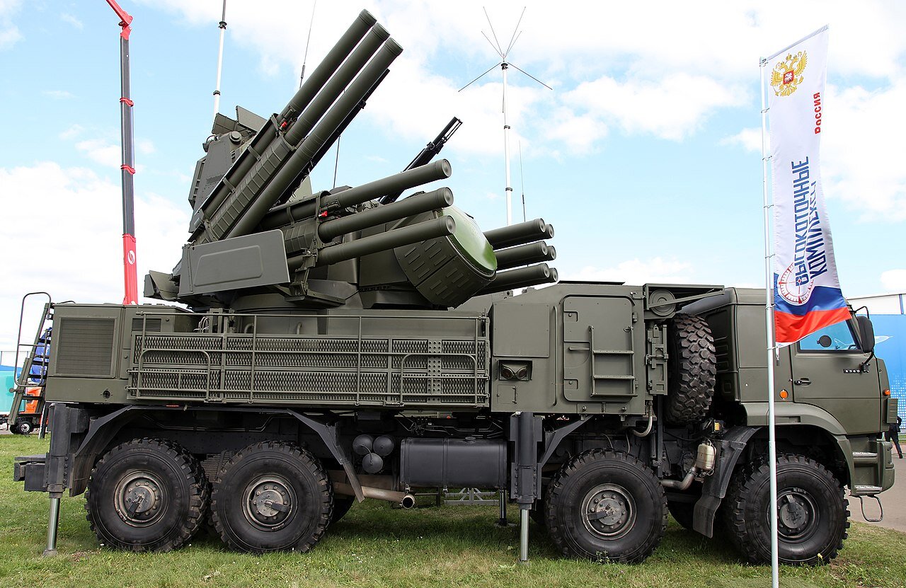 Pantsir ground-to-air defense system