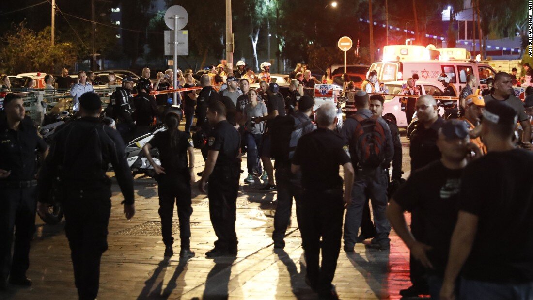 Terrified residents in Tel Aviv