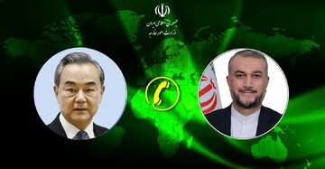 Iran's FM talks to the Chinese counterpart