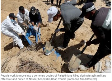 Mass grave found in Khan Younis