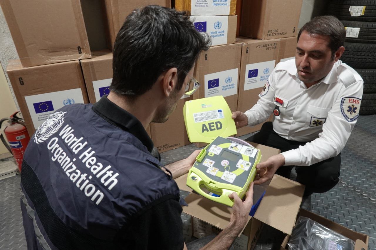 WHO enhances prehospital capacities of Iranian emergency organization