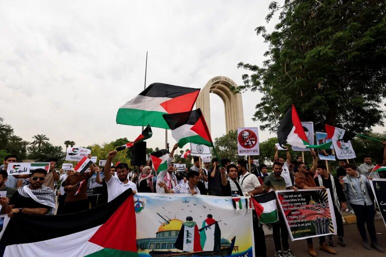 Iraqi students support pro-Palestinian protests in US