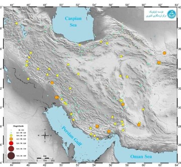 Almost 440 earthquakes shake Iran in a month