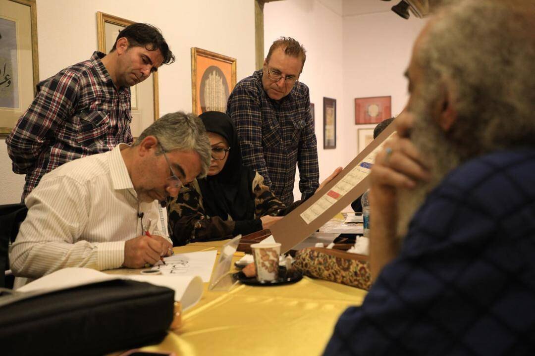 Iranian calligraphers
