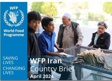 WFP releases April report on Iran  