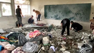 The UN-run school in Gaza struck with US munitions