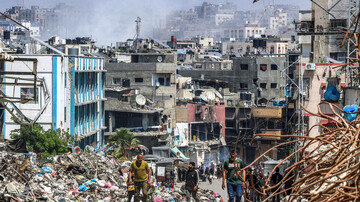 A scene of death and destruction in Gaza
