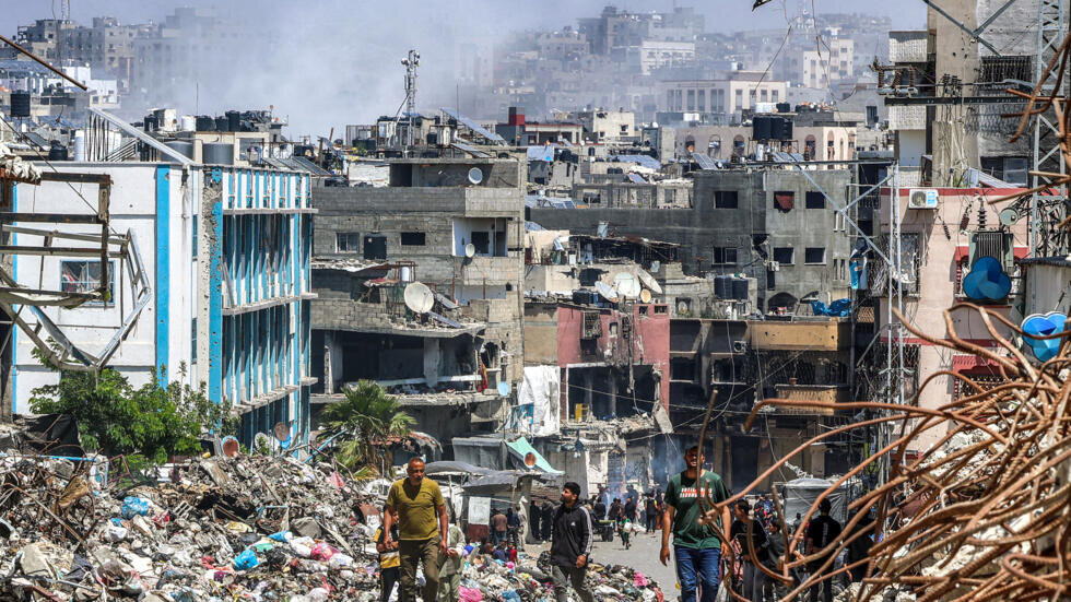 A scene of death and destruction in Gaza