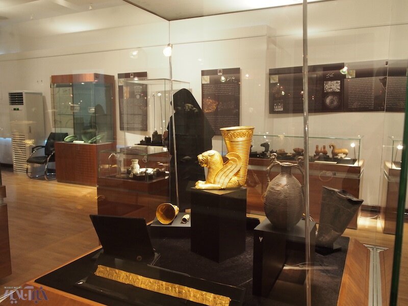 A view of the National Museum of Iran.