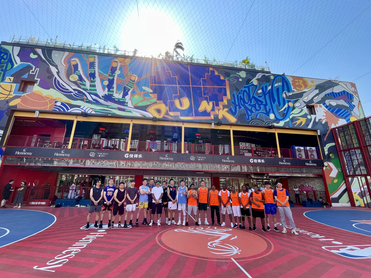 Asian, African journalists participate in basketball friendship match at “The Box”