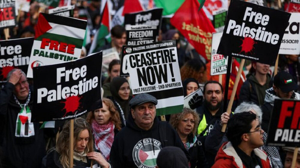 London protest