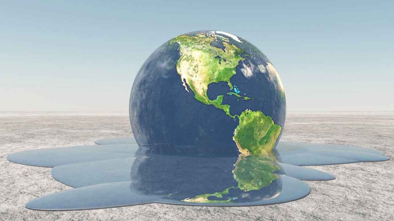 Average temperature rise by 2 degrees over 5 decades