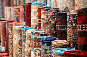 Isfahan’s renowned bazaar of Persian carpets