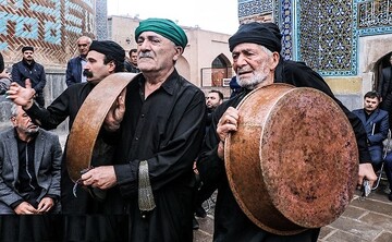 Ritual of Tasht-Gozari observed in Ardebil’s Jameh Mosque