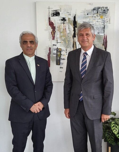 Iran envoy, ICMPD director discuss cooperation