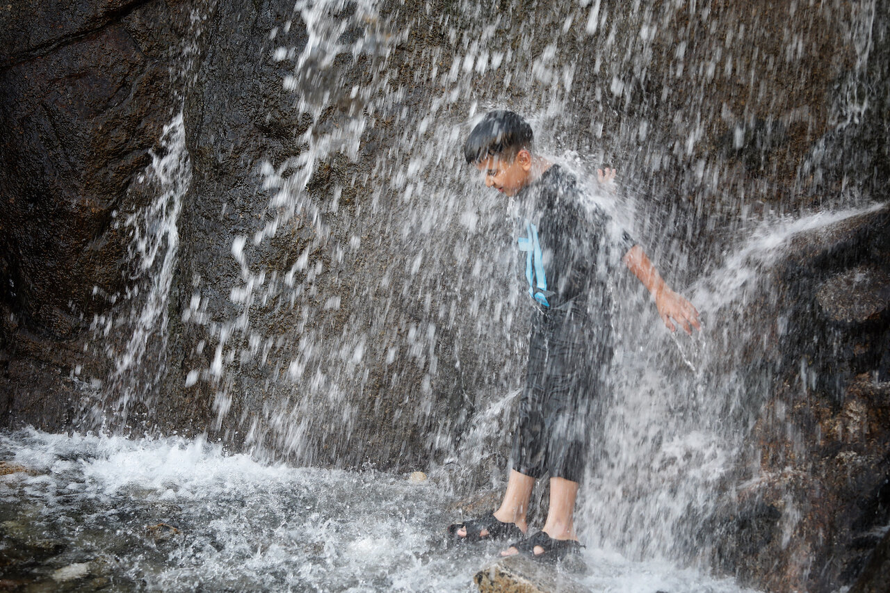 A cool refuge from hot summer