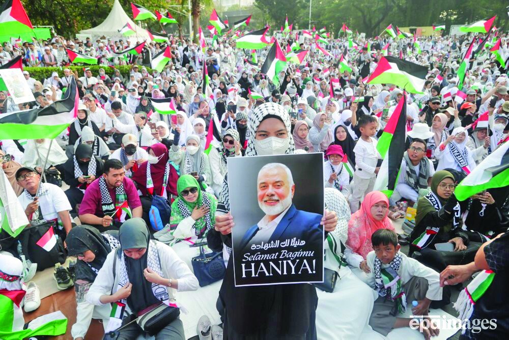 Haniyeh assassination, Israeli genocide spark protests in London, Seoul, Jakarta