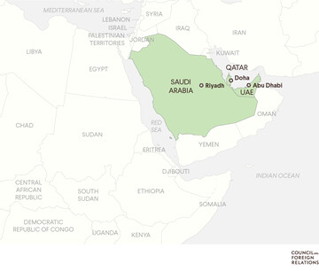 Persian Gulf-Africa proximity