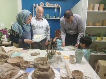 Special pottery workshop for children held