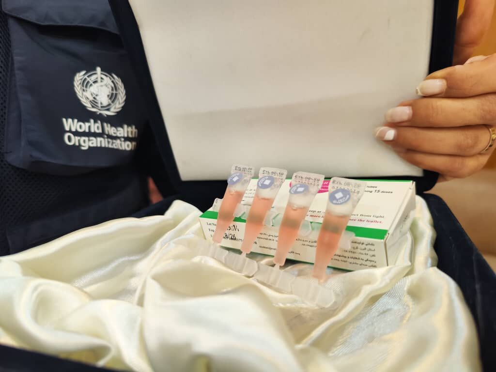 WHO facilitates procurement of 2.79m vaccine vial monitors for Iran