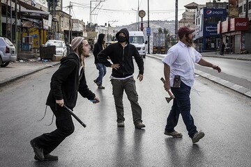 Israeli settlers in the West Bank