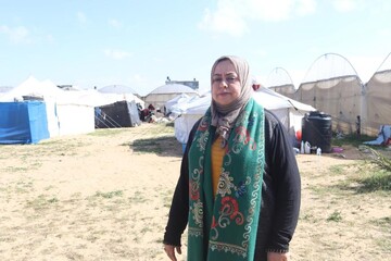 Buthaina, director of the Wefaq Association for Women and Childcare (WEFAQ), ActionAid’s partner in Gaza