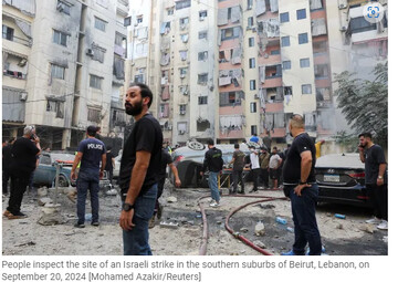 Israeli airstrike on southern Beirut