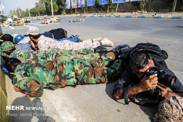 Moment of terrorist attack in Ahvaz during parade of Armed Forces in 2018