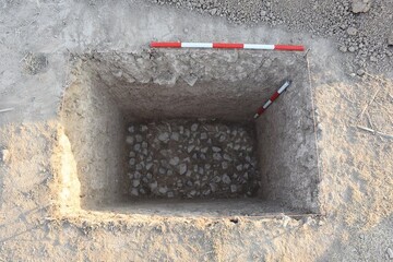 Sassanid structure, possibly ruins of a fire temple, discovered in western Iran