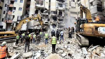 Israeli destruction in Beirut