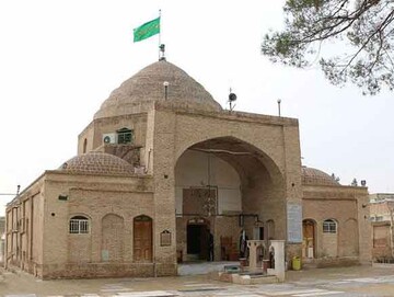 A view of the centuries-old shrine of Imamzadeh Yahya in Varamin, southeast of Tehran province.