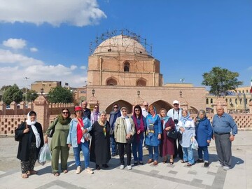 Armenian group visits historical sites in northwest Iran