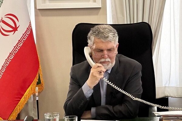 Iranian Minister of Culture and Islamic Guidance Seyyed Abbas Salehi