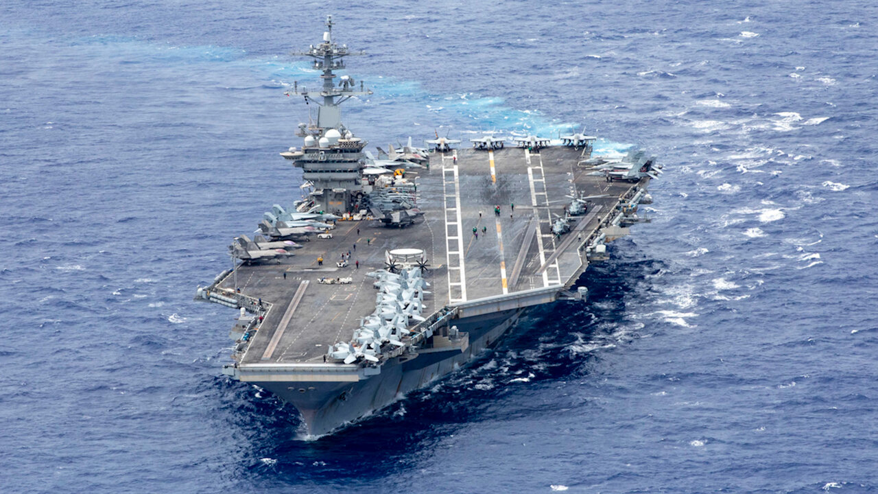 US aircraft carrier