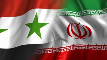 Iran Syria flags