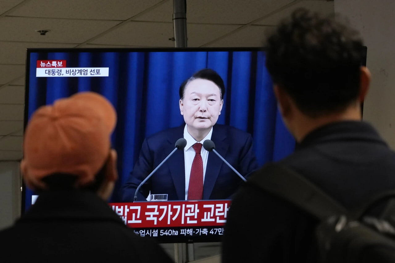 S. Korean president declares emergency martial law, accuses opposition of paralyzing government