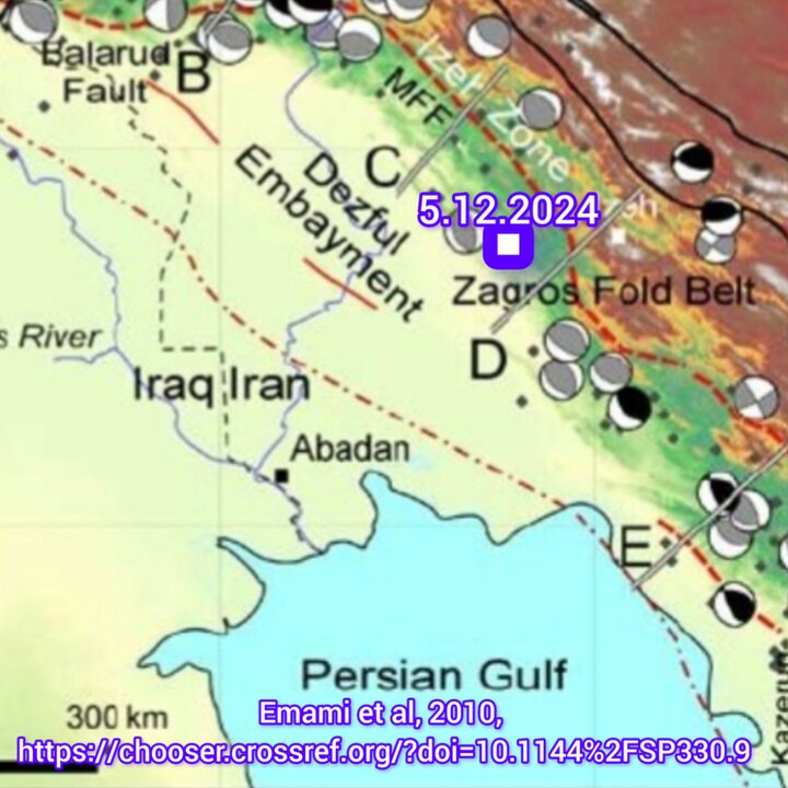 A preliminary overview of M5.6 quake in Masjed Soleyman