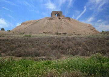 Sassanid site in Rey, southern Tehran, secured with walls