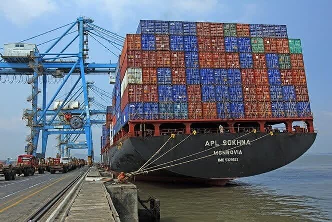 Transit via ports